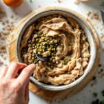 fegatini di pollo con capperi e acciughe