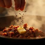 fegatini di pollo con pepe e burro