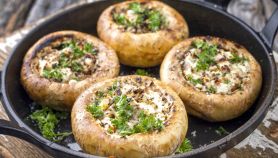 Funghi champignon ripieni con feta