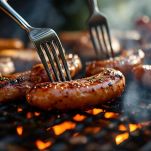 Salsicce sulla griglia