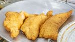 Pizza bianca fritta in padella