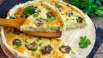 Quiche di funghi alla francese