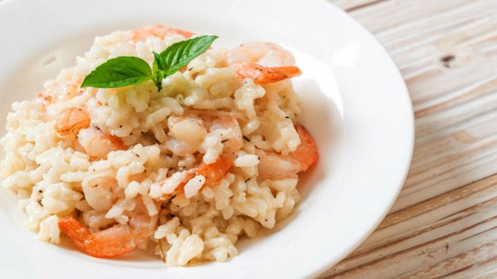 Risotto mazzancolle e menta