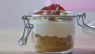 Chantilly Mozzarella di Bufala Campana DOP con confit di pomodorino