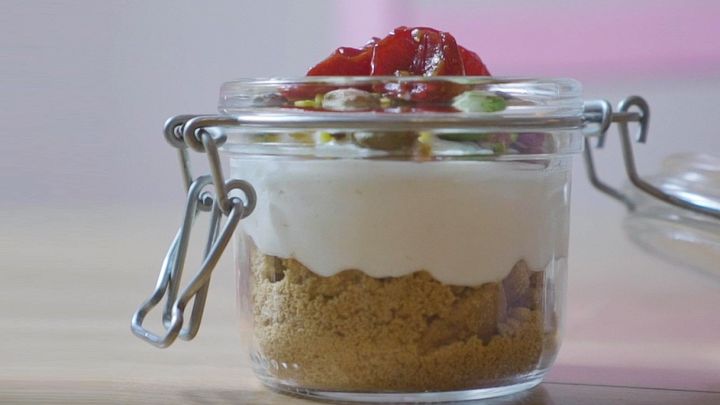 Chantilly Mozzarella di Bufala Campana DOP con confit di pomodorino