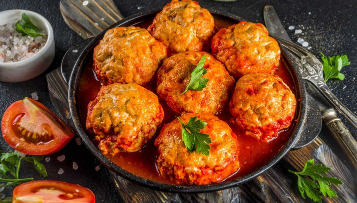 Polpette al sugo con purè