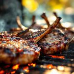 Cottura delle braciole d'agnello