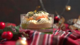 Cheesecake al salmone e rucola