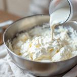 Aggiunta della panna