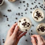 Porzionatura della mousse