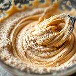 Farina, lievito e cacao in polvere