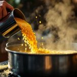 Farina di mais e acqua salata