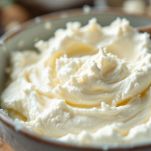 Crema fluida e omogenea