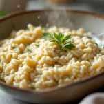 Risotto con broccoletti pronto