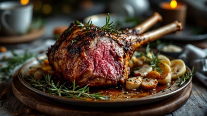 Cosciotto di agnello al forno