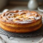 torta di mele light a raffreddare