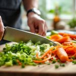 La preparazione delle verdure