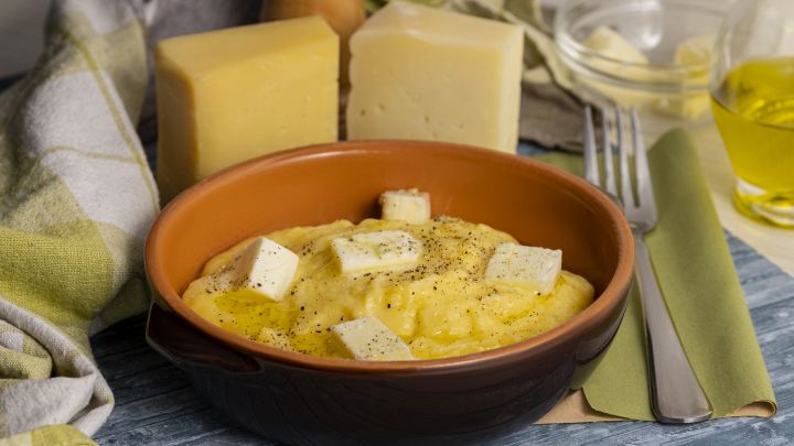 Polenta concia valdostana