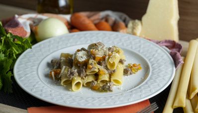 Paccheri (o candele) alla genovese