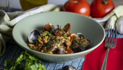 Fregola sarda con arselle