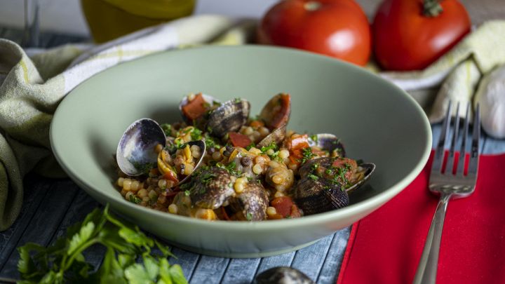 Fregola sarda con arselle