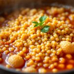 cottura della fregola in pentola