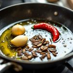 soffritto per orecchiette alle cime di rapa