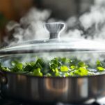 cottura cime di rapa per le orecchiette