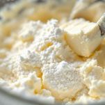 Burro e zucchero montati