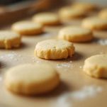 Biscotti su leccarda