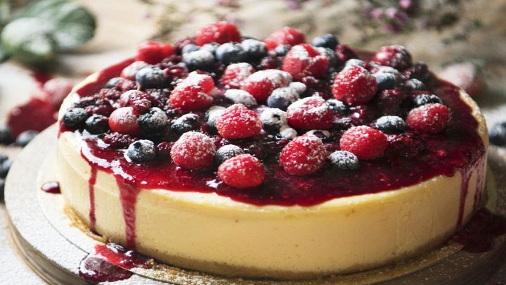 Cheesecake fredda ai frutti di bosco