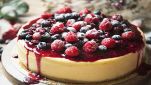 Cheesecake fredda ai frutti di bosco