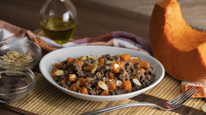 Cous cous di Venere con zucca