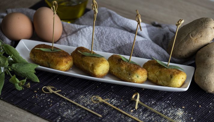 Rotolini di patate e salvia