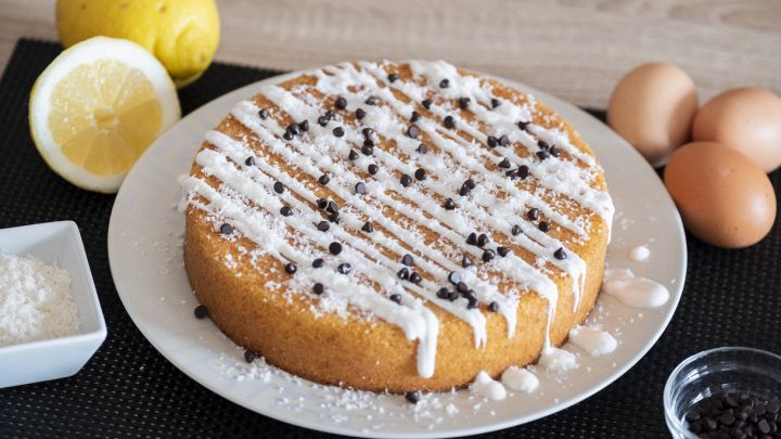 Delizia di farro cocco e cioccolato