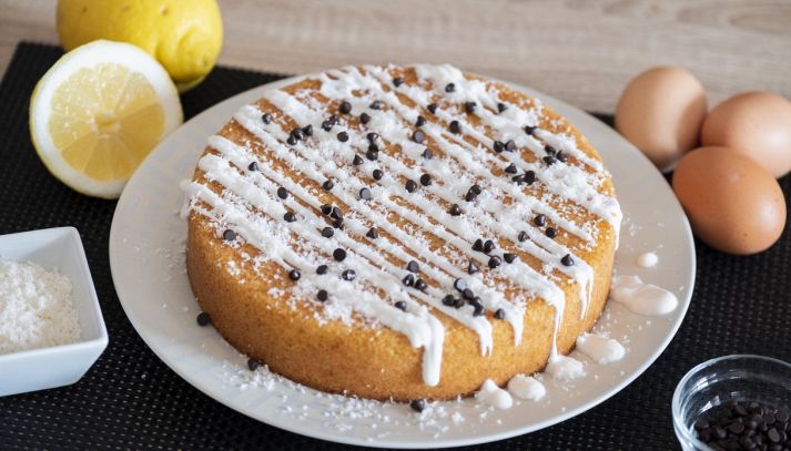 Delizia di farro cocco e cioccolato