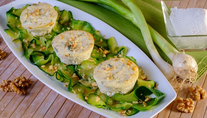 Ricotta al forno con zucchine