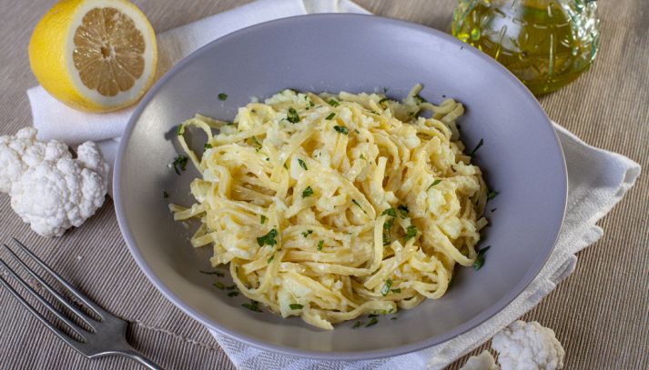 Tagliolini al limone in crema