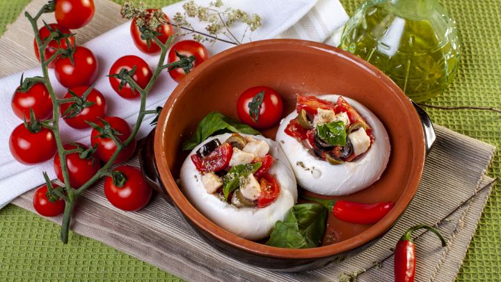 Cestini di mozzarella