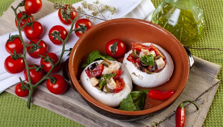 Cestini di mozzarella