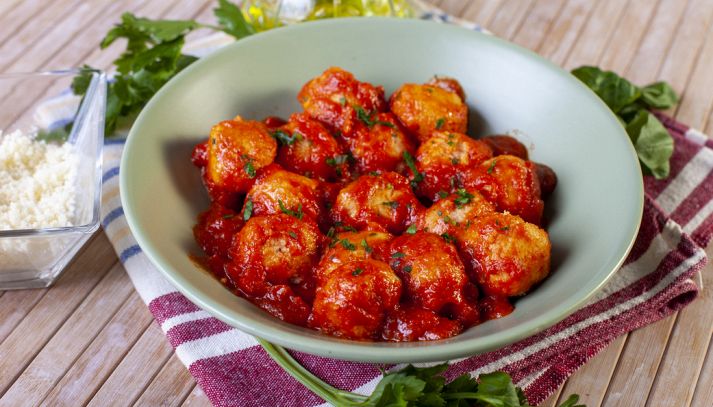 Polpette rosse di ricotta