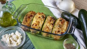Barchette di zucchine al forno