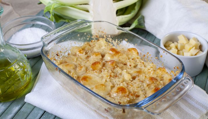 Cavolfiore aromatico gratinato