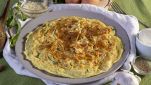 Frittata zucchine e menta con grana
