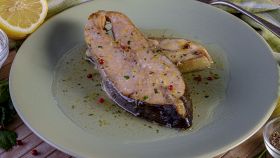 Salmone al forno con limone