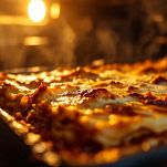 Cottura finale della lasagna