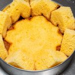 charlotte di pandoro al caffè