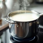 Latte per la crema di Parmigiano