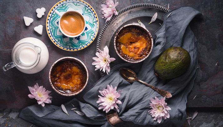 Crème brulée al caffè