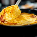 cottura in padella crepe di grano saraceno